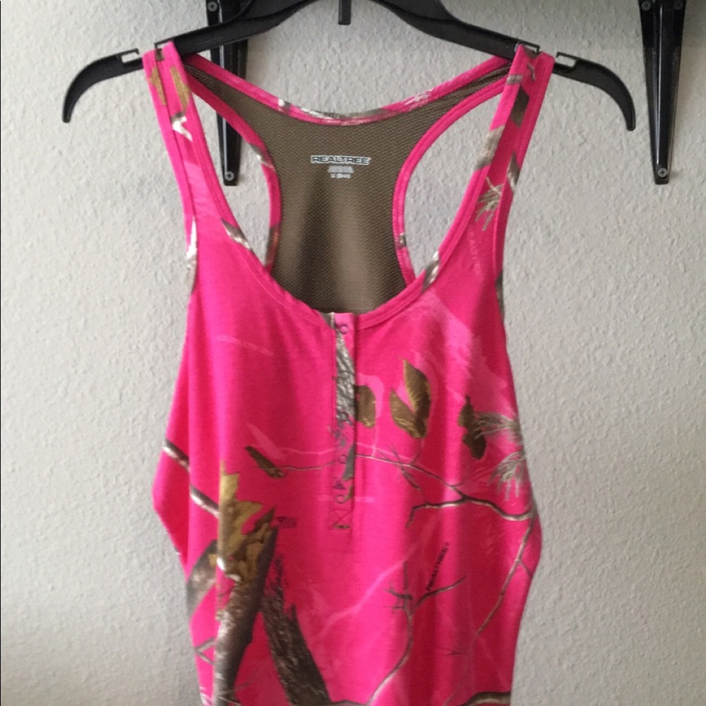 Pink “camo” Realtree tank